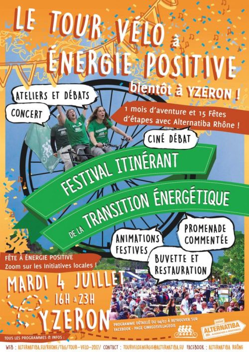 Festival itinérant de la transition énergétique à Yzeron!