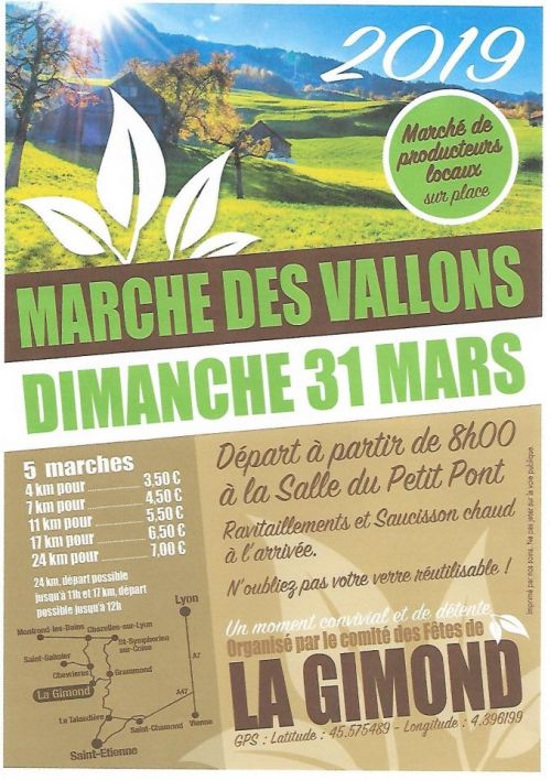 Marche des Vallons à La Gimond