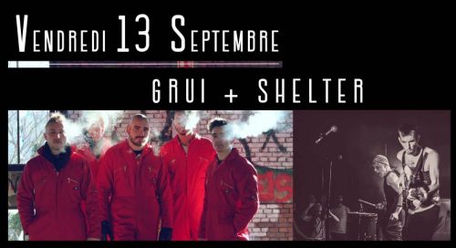Shelter + Grui – Concert Rock